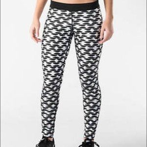 NIKE Run Fast Live Fearless Running Dri-Fit Black/White Leggings Size S